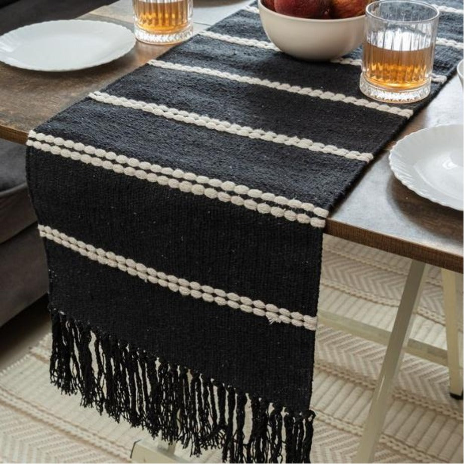 Black & White Table Runner