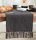 Black Table Runner
