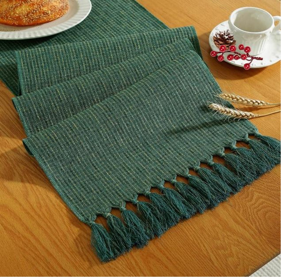 Green Table Runner
